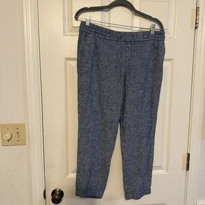 Old Navy Cotton Jogger Pants – Size M, Blue-Gray, Elastic Waist